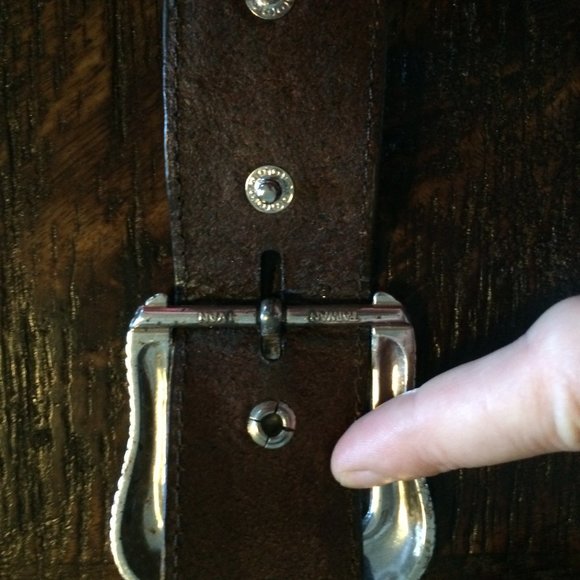 Size 40- Western vibe Nocona Leather brown belt - Picture 9 of 10